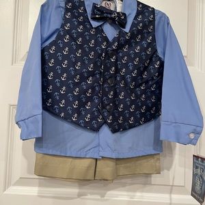 Boys 3-Piece Easter Vest Set by Happy Fella Sz 3T